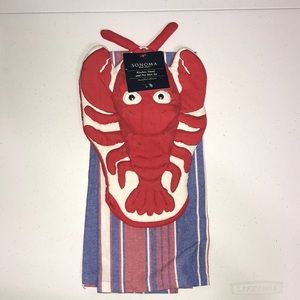 3/$10 Sonoma Kitchen Towel / Hot Pad Gripper Combo